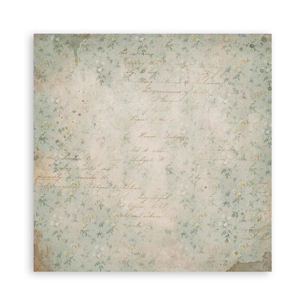 Papierblok 20,3x20,3 cm - 22 vellen - Single Face Golden Harmony