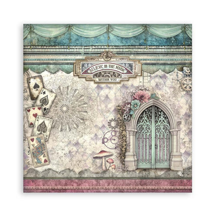 Papierblok 20,3x20,3 cm - 22 vellen - Single Face Master of Magic