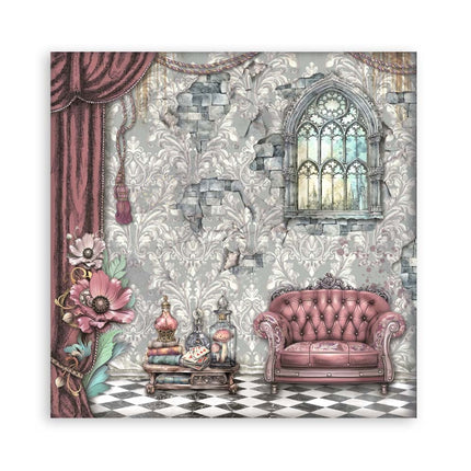 Papierblok 20,3x20,3 cm - 22 vellen - Single Face Master of Magic