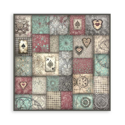 Papierblok 20,3x20,3 cm - 22 vellen - Single Face Master of Magic