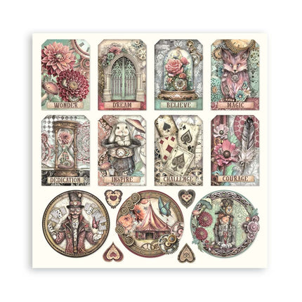 Papierblok 20,3x20,3 cm - 22 vellen - Single Face Master of Magic