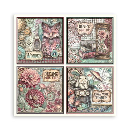 Papierblok 20,3x20,3 cm - 22 vellen - Single Face Master of Magic
