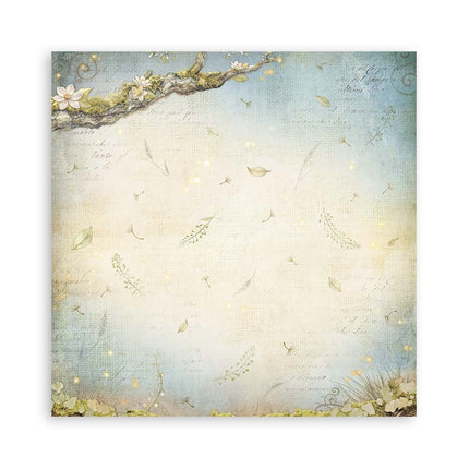 Papierblok 20,3x20,3 cm - 22 vellen - Single Face Hidden Grove