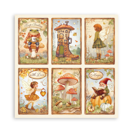 Paperpad Whispering woods Enkelzijdig - 20,3x20,3 cm - 22 vellen