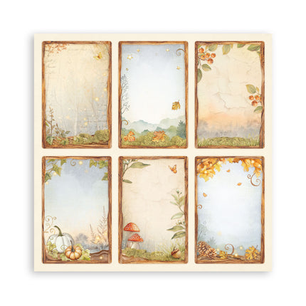 Paperpad Whispering woods Enkelzijdig - 20,3x20,3 cm - 22 vellen