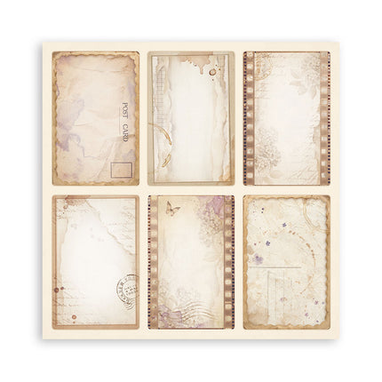 Papierblok 20,3x20,3 cm - 22 vellen - Single Face Quiet Days
