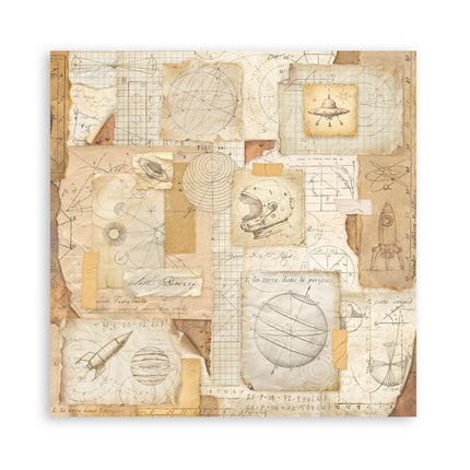 Scrapbooking Pad 22 sheets cm 20,3X20,3 (8"X8") Single Face A new Beginning