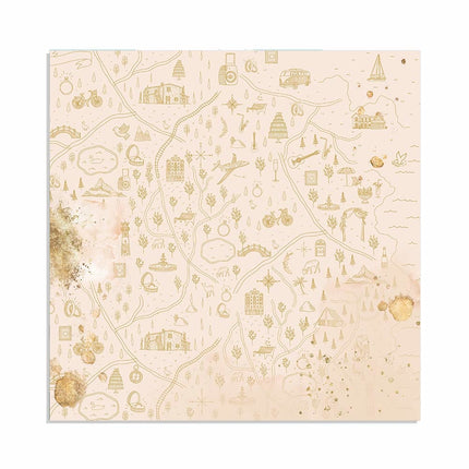 Papierblok 30,5x30,5 cm - 22 vellen - Single Face Love Story