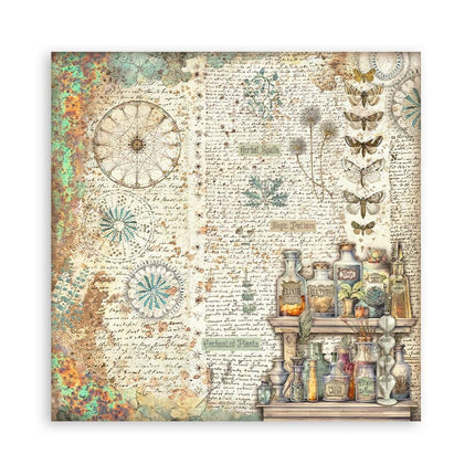 Papierblok 30,5x30,5 cm - 22 vellen - Enkelzijdig - Fortune