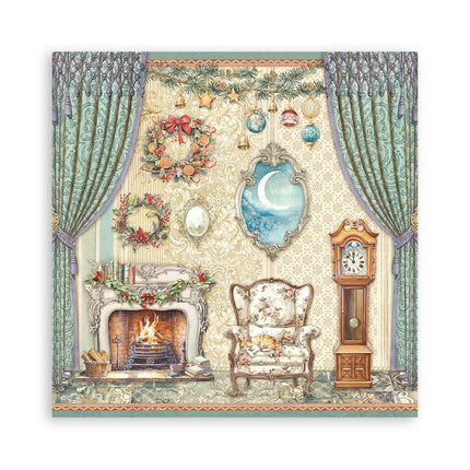 Papierblok 30,5x30,5 cm - 22 vellen - Enkelzijdig - The Nutcracker