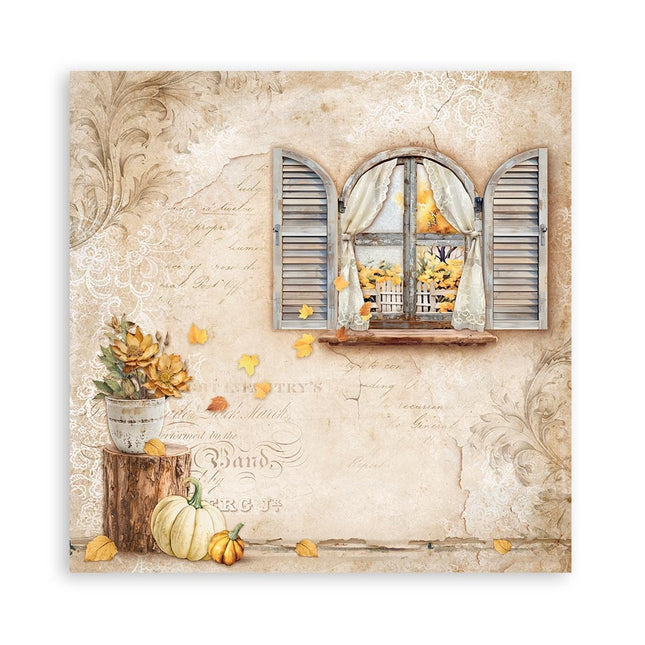 Papierblok 30,5x30,5 cm - 22 vellen - Enkelzijdig - Golden Harmony