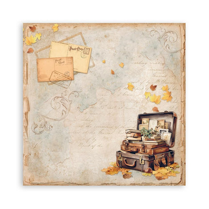 Papierblok 30,5x30,5 cm - 22 vellen - Enkelzijdig - Golden Harmony