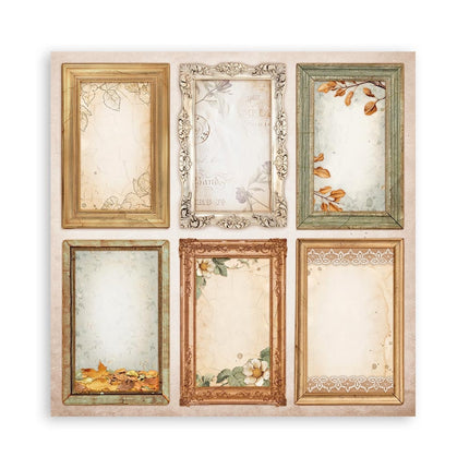 Papierblok 30,5x30,5 cm - 22 vellen - Enkelzijdig - Golden Harmony