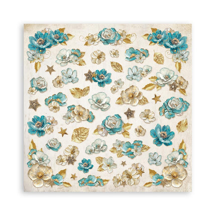 Papierblok 30,5x30,5 cm - 22 vellen - Enkelzijdig - Masquerade