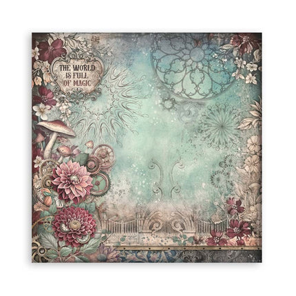 Papierblok 30,5x30,5 cm - 22 vellen - Enkelzijdig - Master of Magic