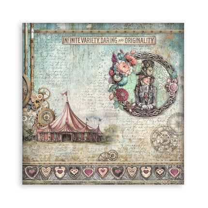 Papierblok 30,5x30,5 cm - 22 vellen - Enkelzijdig - Master of Magic