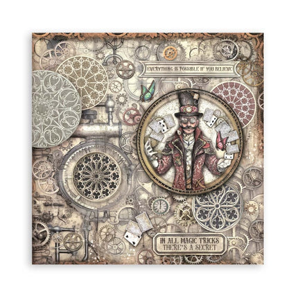 Papierblok 30,5x30,5 cm - 22 vellen - Enkelzijdig - Master of Magic
