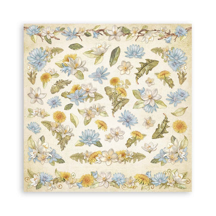 Papierblok 30,5x30,5 cm - 22 vellen - Enkelzijdig - Hidden Grove
