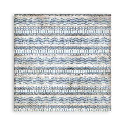 Papierblok 30,5x30,5 cm - 22 vellen - Enkelzijdig - Silent Sea