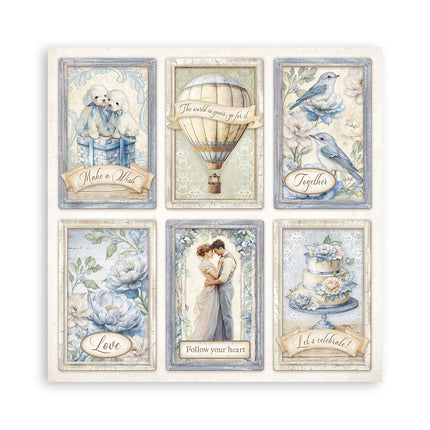 Papierblok 30,5x30,5 cm - 22 vellen - Enkelzijdig - Timeless