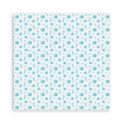 Papierblok 30,5x30,5 cm - 22 vellen - Enkelzijdig - Candy Christmas