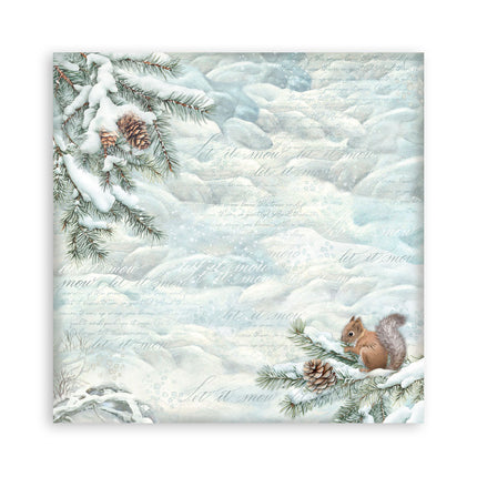 Papierblok 30,5x30,5 cm - 22 vellen - Enkelzijdig - The Owl's House