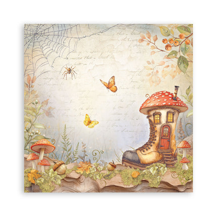 Paperpad Whispering woods Enkelzijdig - 30,5x30,5 cm - 22 vellen