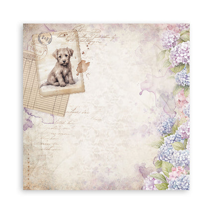 Papierblok 30,5x30,5 cm - 22 vellen - Enkelzijdig - Quiet Days