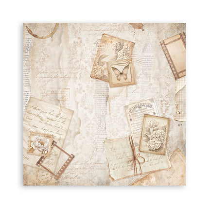 Papierblok 30,5x30,5 cm - 22 vellen - Enkelzijdig - Quiet Days