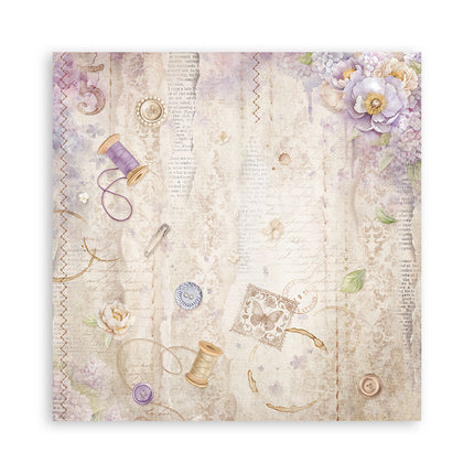 Papierblok 30,5x30,5 cm - 22 vellen - Enkelzijdig - Quiet Days
