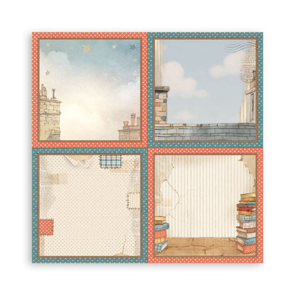 Scrapbooking Pad 22 sheets cm 30,5x30,5 (12"x12") Single face - Family