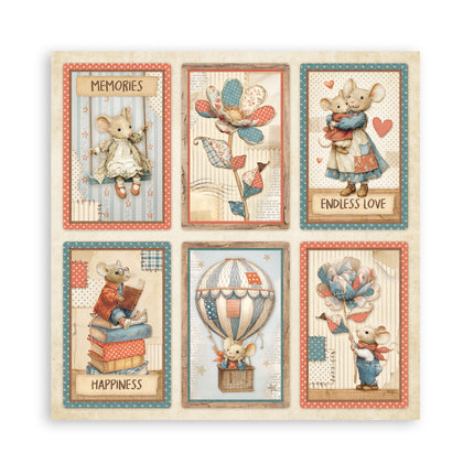 Scrapbooking Pad 22 sheets cm 30,5x30,5 (12"x12") Single face - Family