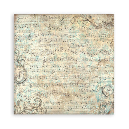Scrapbooking Printed Pad for Art and Craft 22 sheets cm 30,5x30,5 (12"x12") Single face - Symphony