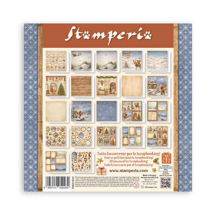 Scrapbooking Printed Pad for Art and Craft 22 sheets cm 30,5x30,5 (12"x12") Single face - Silent Night