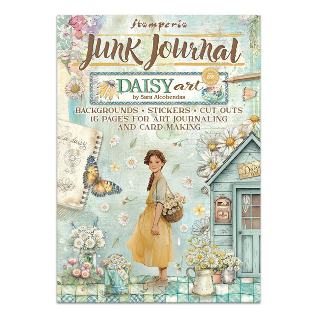 Junk journal stickers, cut-outs, backgrounds - Daisy Art
