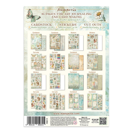Junk journal stickers, cut-outs, backgrounds - Daisy Art