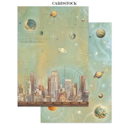 Junk journal stickers, cut-outs, backgrounds - A new Beginning