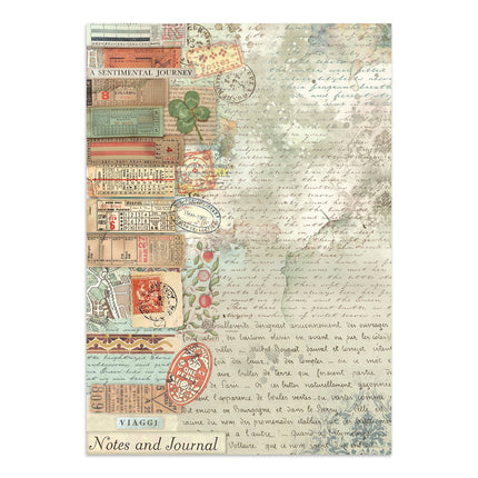 Junk journal stickers, cut-outs, backgrounds - Art of Travelling