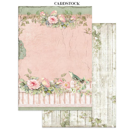 Printed Art Junk journal: stickers, cut-outs, backgrounds for Art and Craft - House of Roses