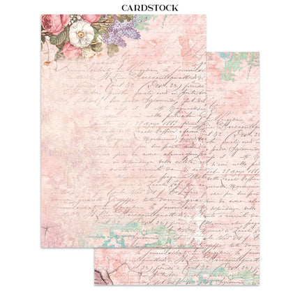 Printed Art Junk journal: stickers, cut-outs, backgrounds for Art and Craft - Wonderland