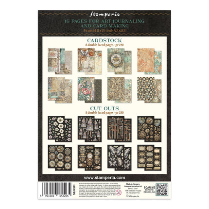 Printed Art Junk Journal Focus Points for Art and Craft A5 - Gardens of Time