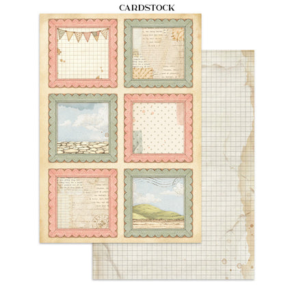 Printed Art Junk Journal Focus Points for Art and Craft A5 - Cozy Family