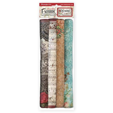 Pack 4 sheets fabric cm 30x30 - Desire