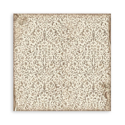 Pack 4 sheets fabric cm 30x30 - Vintage Library