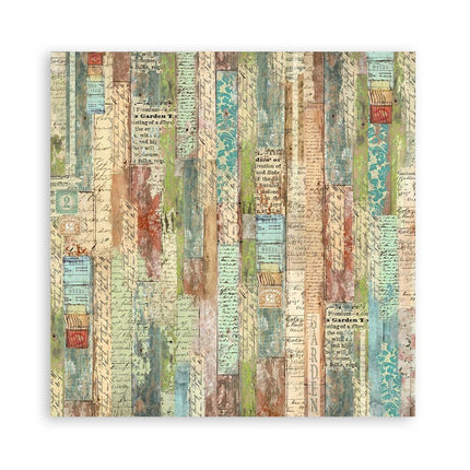 Pack 4 sheets fabric cm 30x30 - Garden