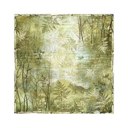 Pack 4 sheets fabric cm 30x30 - Forest