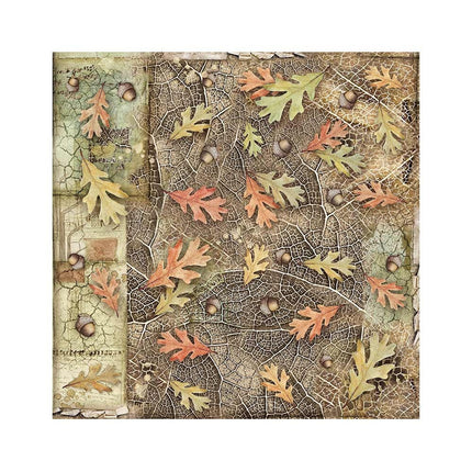 Pack 4 sheets fabric cm 30x30 - Forest