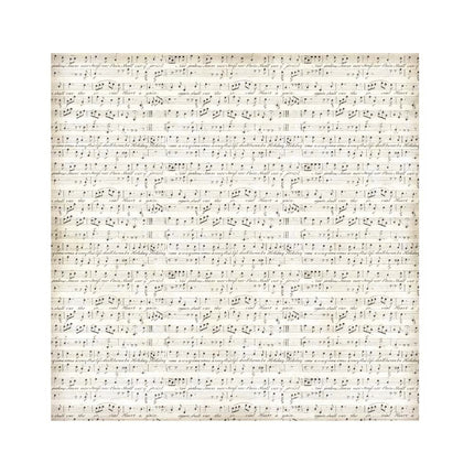 Pack 4 sheets fabric cm 30x30 - Music
