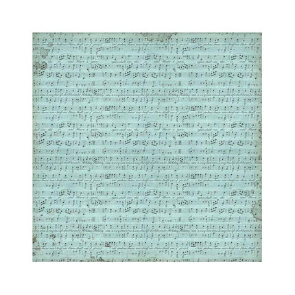 Pack 4 sheets fabric cm 30x30 - Music