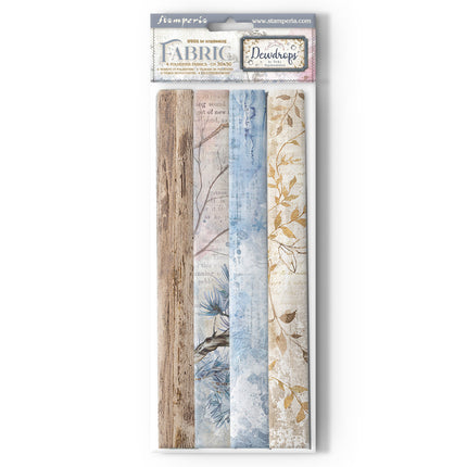 Pack 4 sheets fabric cm 30x30 - Create Happiness Dewdrops